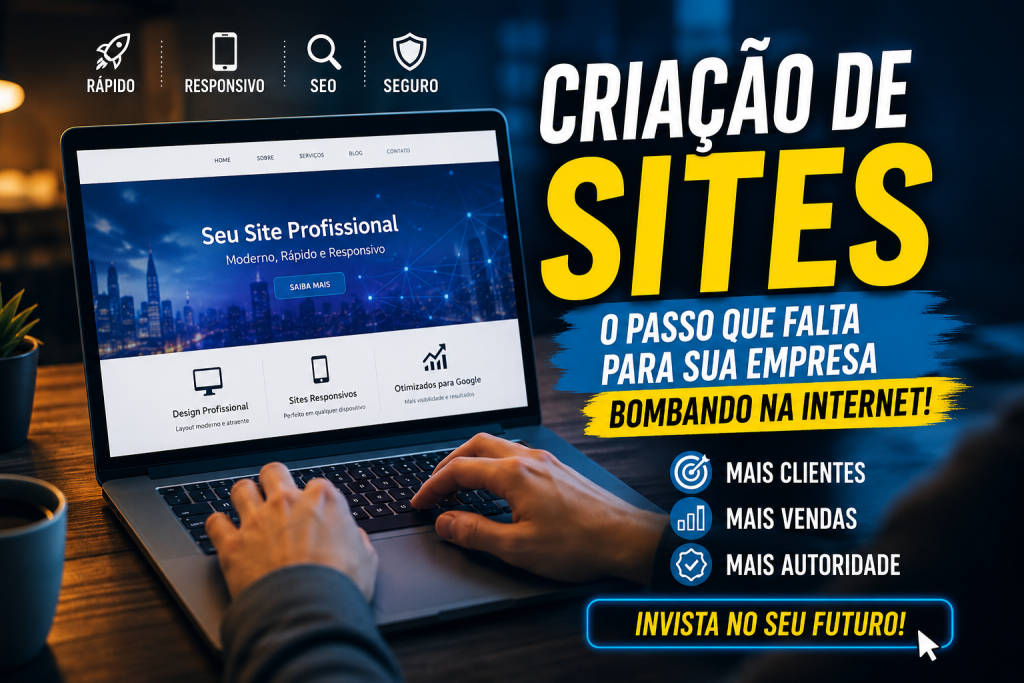 Criação de Sites: 10 Estratégias Modernas Para Ter um Site Profissional em 2026